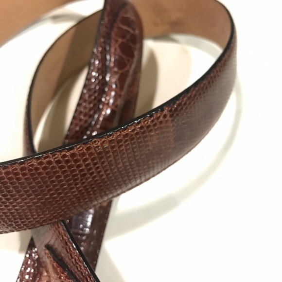 Vintage CALE SPAIN Genuine Lizard / Crocodile Belt